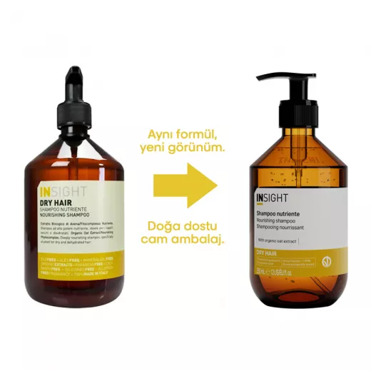 INSIGHT Dry Hair Kuru Saçlar İçin Sülfatsız Parabensiz Besleyici Şampuan 350ml