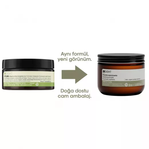 INSIGHT Styling Mattifying Pomade Ultra Mat Şekilledinidirici Krem Wax 90ml