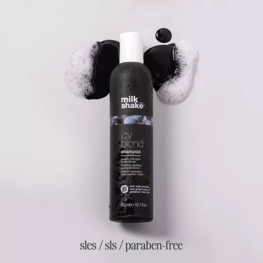 milkshake Icy Blond Açık Sarı Saçlar İçin Turunculuk Önleyici Siyah Pigmentli Küllü Şampuan 300ml