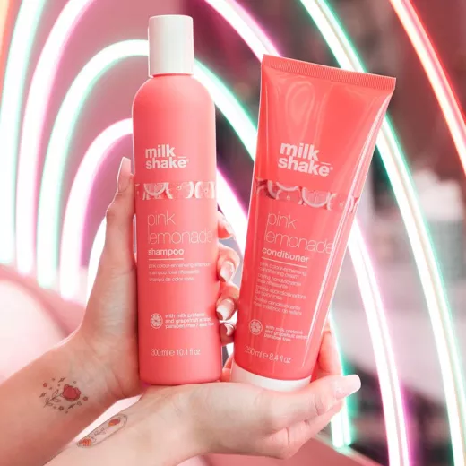 milkshake Pink Lemonade Açık Renkli Saçlarda Pembe Renk Tonlayıcı Bakım Kremi 250ml