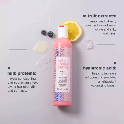 milkshake Insta Light Güçlendirici Parlaklık Şampuanı 300ml