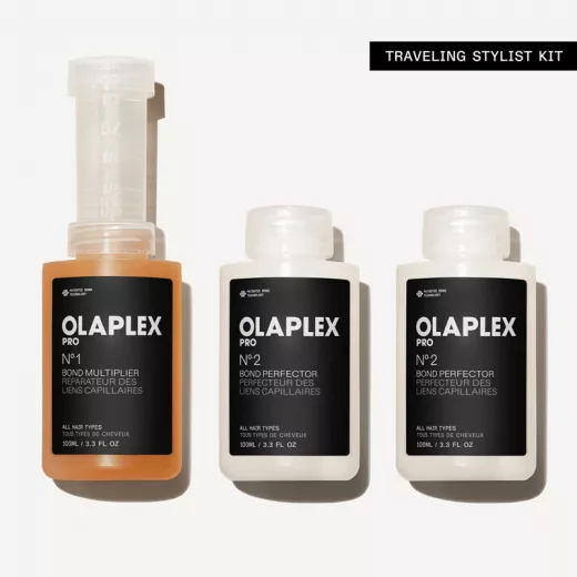 Olaplex Pro Original Bond Building Kit Travel Size Teknik İşlemler İçin Saç Koruyucu ve Güçlendirici Bakım Sistemi 3x100ml