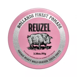 Reuzel Pink Pomade Grease Güçlü Tutucu Parlak Wax 95g