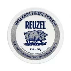 Reuzel Clay Matte Pomade Orta Tutucu Mat Kil Wax 95g