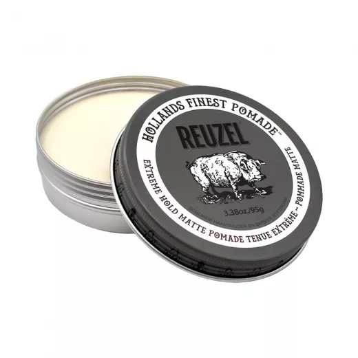 Reuzel Extreme Hold Matte Pomade Ekstra Güçlü Tutucu Mat Krem Wax 95g