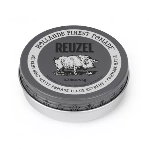 Reuzel Extreme Hold Matte Pomade Ekstra Güçlü Tutucu Mat Krem Wax 95g