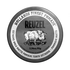 Reuzel Extreme Hold Matte Pomade Ekstra Güçlü Tutucu Mat Krem Wax 95g
