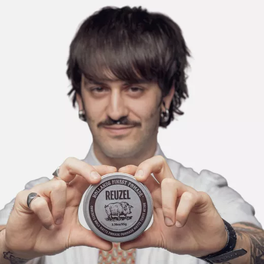Reuzel Concrete Hold Matte Pomade Su Bazlı Güçlü Tutucu Dokulandırıcı Mat Wax 95g