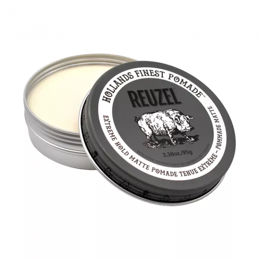 Reuzel Extreme Hold Matte Pomade Ekstra Güçlü Tutucu Mat Krem Wax 35g