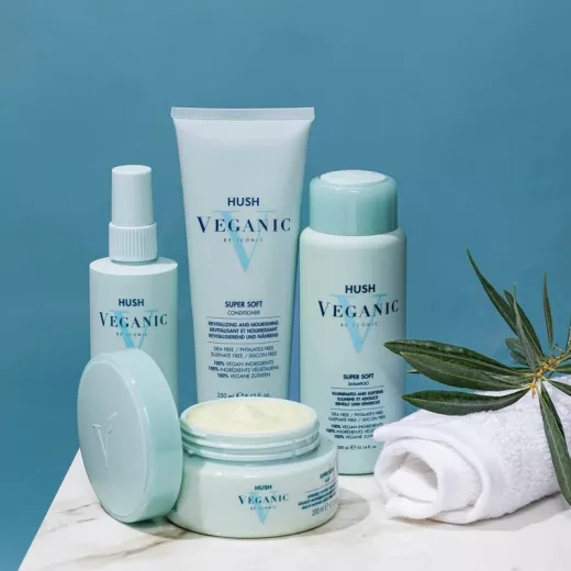 HUSH Veganic Super Soft Parlaklık ve Yumuşaklık Veren Şampuanı 300ml