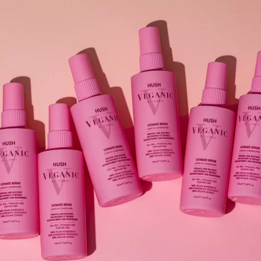HUSH Veganic Ultimate Repair Yıpranmış Saçlar İçin Onarıcı Durulanmayan Krem 150ml