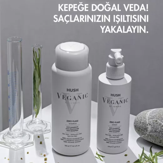 HUSH Veganic Zero Flake Kepek Önleyici Arındırıcı Losyon 150ml