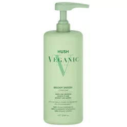 HUSH Veganic Brilliant Smooth Asi ve Kabarık Saçlar İçin Pürüzsüzleştirici Krem 1000ml