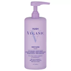 HUSH Veganic Perfect Blonde Sarı Saçlar İçin Turunculuk Önleyici Mor Tonlama Şampuanı 1000ml