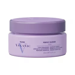 HUSH Veganic Perfect Blonde Sarı Saçlar İçin Turunculuk Önleyici Mor Tonlama Maskesi 200ml