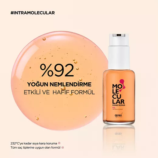 Molecular Bond Repair Aşırı Yıpranmış Yanmış Saçlar İçin Onarıcı Yağ 50ml