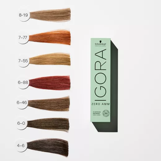 SCHWARZKOPF Igora Zero AMM Amonyaksız Saç Boyası 60ml | 4-68 Kahve Çikolata Kızıl