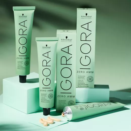 SCHWARZKOPF Igora Zero AMM Amonyaksız Saç Boyası 60ml | 4-68 Kahve Çikolata Kızıl
