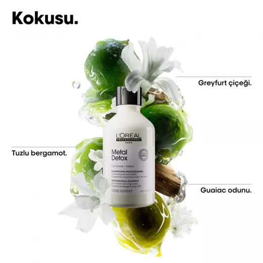 LOREAL Metal Detox Renklendirme Sonrası Arındırıcı Sülfatsız Şampuan Refill 1000ml