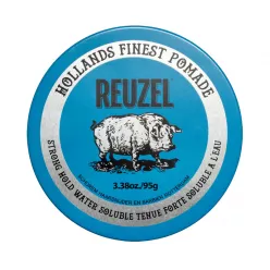 Reuzel Blue Pomade Su Bazlı Güçlü Tutucu Çok Parlak Wax 95g