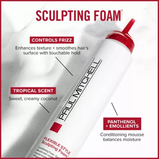 PAUL MITCHELL Flexible Style Sculpting Foam Elektriklenme Önleyici Bukle Belirginleştirici Köpük 200ml