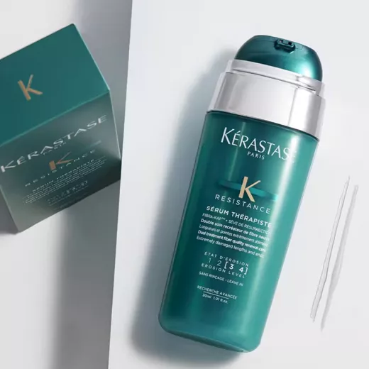 KERASTASE Resistance Serum Therapiste İşlem Görmüş Saçlar İçin Çift Fazlı Onarıcı Serum [3,4] 30ml