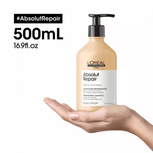 LOREAL Absolut Repair Kuru ve Yıpranmış Saçlar İçin Onarıcı Şampuan 500ml