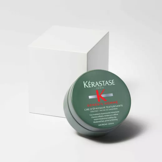 KERASTASE Genesis Homme Erkeklere Özel İnce Telli Zayıf Saçlar İçin Kalınlaştırıcı Mat Kil Wax 75ml