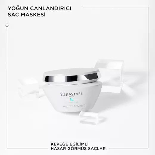 KERASTASE Symbiose Masque Revitalisant Kepekli ve Yıpranmış Saçlar İçin Yoğun Bakım Maskesi 200ml