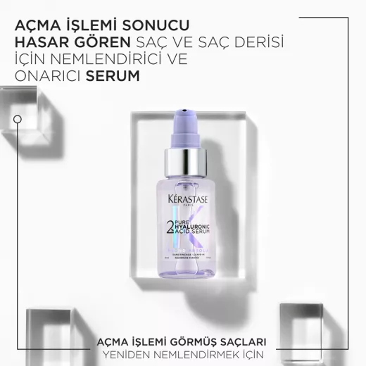 Kerastase Blond Absolu İşlem Görmüş Röfleli Saçlar İçin Onarıcı %2 Saf Hyaluronik Asit Serumu 50ml