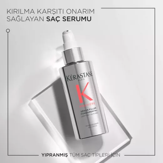 KERASTASE Premiere Serum Filler Fondamental Yıpranmış Saçlar İçin Onarıcı ve Elektriklenme Önleyici Serum 90ml