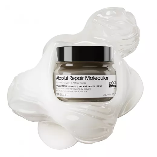 LOREAL Absolut Repair Molecular Tüm Yıpranmış Saçlar İçin Onarıcı ve Güçlendirici Maske 500ml