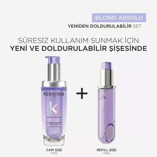 Kerastase Blond Absolu Huile Cicagloss Sarı Saçlar İçin Yoğun Güçlendirici Bakım Yağı 75ml