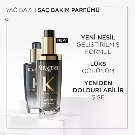 KERASTASE Chronologiste Parfümlü Besleyici Saç Bakım Yağı 75ml