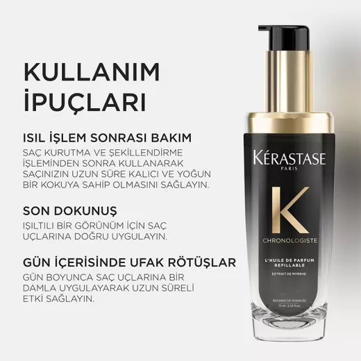 KERASTASE Chronologiste Parfümlü Besleyici Saç Bakım Yağı 75ml