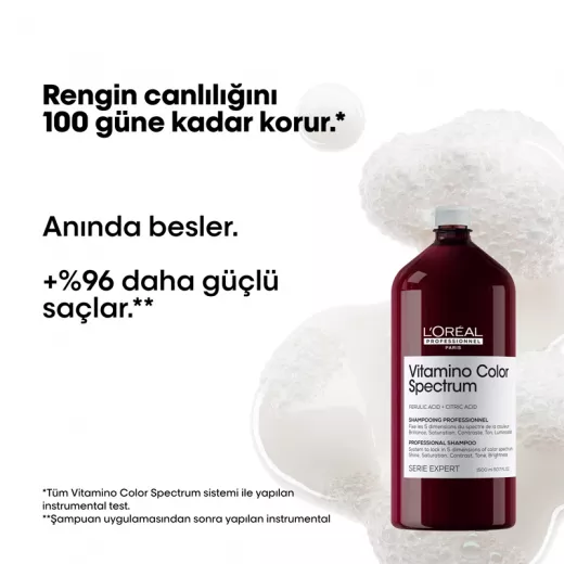 LOREAL Vitamino Color Spectrum Boyalı Saçlar İçin Bakım Şampuanı 1500ml