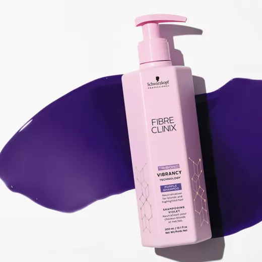Schwarzkopf Fibre Clinix Vibrancy Boyalı ve Röfleli Saçlar İçin Mor Şampuan 300ml