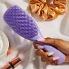 Tangle Teezer Ultimate Detangler Naturally Curly Purple Passion Kıvırcık Saçlar İçin Kolay Tarama Fırçası