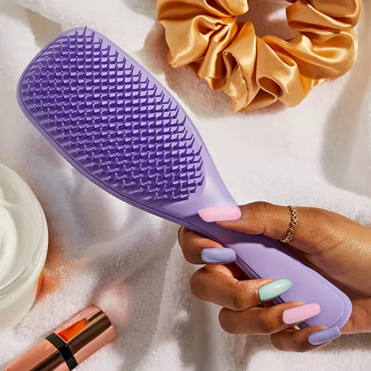 Tangle Teezer Ultimate Detangler Naturally Curly Purple Passion Kıvırcık Saçlar İçin Kolay Tarama Fırçası