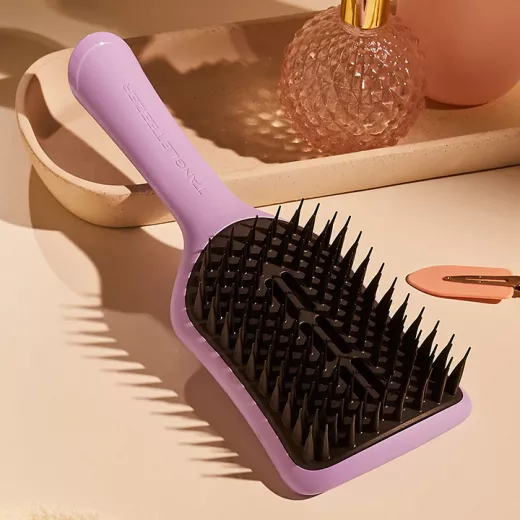 Tangle Teezer Ultimate Blow-Dry Large Lilac Cloud Kalın Telli Kıvırcık Saçlar İçin Kolay Fön Fırçası