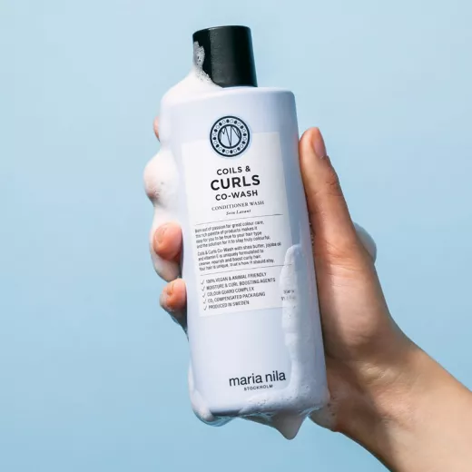 Maria Nila Coils & Curls Co-Wash Kıvırcık ve Dalgalı Saçlar İçin Bukle Belirginleştirici Temizleme Kremi 350ml