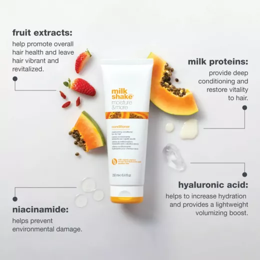 milkshake Moisture & More Kuru Saçlar İçin Parabensiz Nemlendirici Krem 250ml