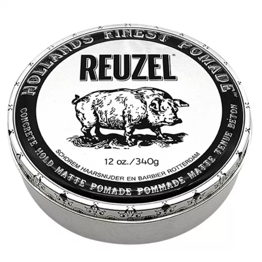 Reuzel Concrete Hold Matte Pomade Su Bazlı Güçlü Tutucu Dokulandırıcı Mat Wax 340g
