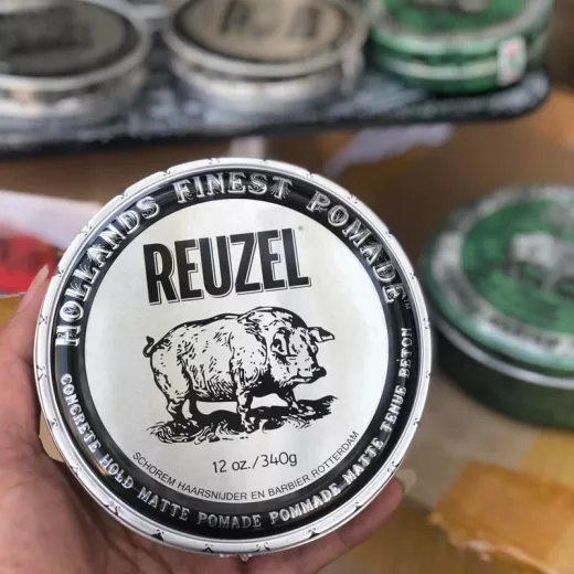 Reuzel Concrete Hold Matte Pomade Su Bazlı Güçlü Tutucu Dokulandırıcı Mat Wax 340g