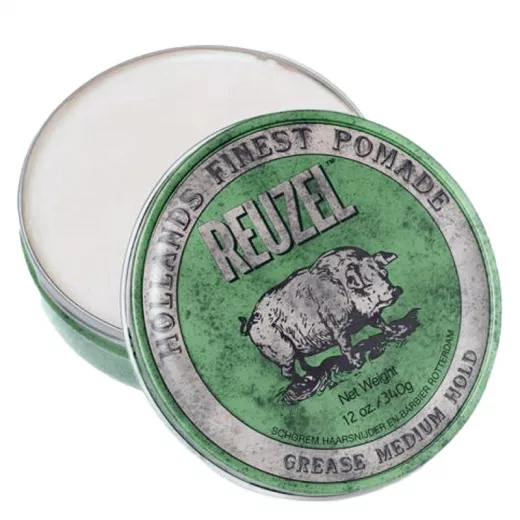 Reuzel Green Pomade Grease Orta Tutucu Parlak Wax 340g