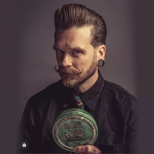 Reuzel Green Pomade Grease Orta Tutucu Parlak Wax 340g