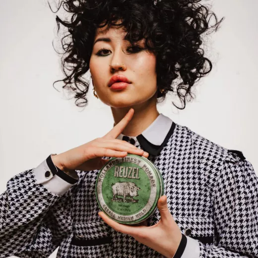 Reuzel Green Pomade Grease Orta Tutucu Parlak Wax 340g