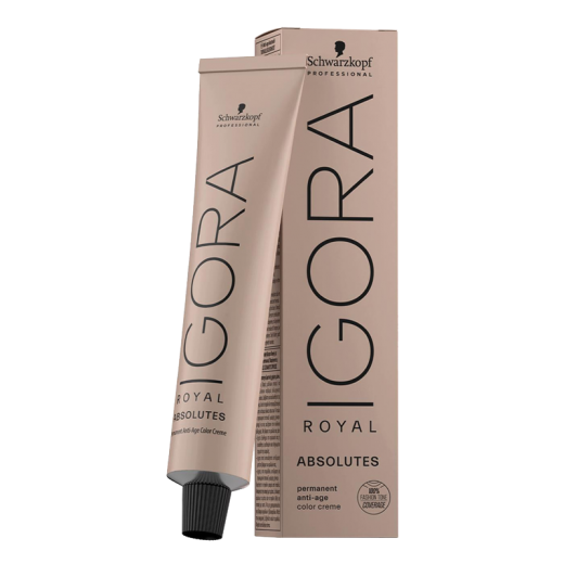 SCHWARZKOPF Igora Royal Absolutes Olgun Saçlar İçin Beyaz Kapatıcı Yaşlanma Karşıtı Saç Boyası 60ml | 7-60 Kumral Çikolata Doğal