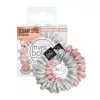 Invisibobble Sprunchie Slim Bella Chrome İkili İnce Saç Tokası Gümüş ve Pembe