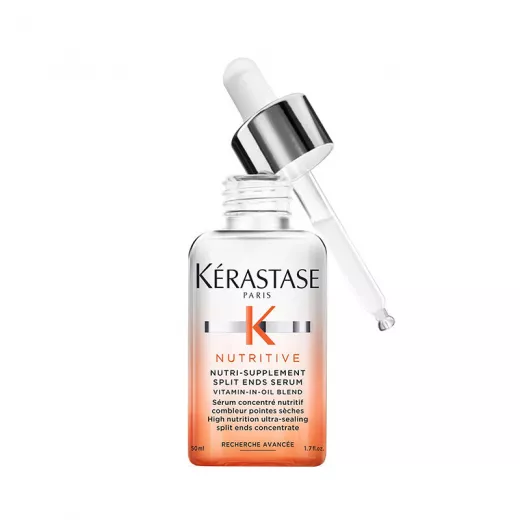 KERASTASE Nutritive Nutri-Supplement Split Ends Serum Kuru ve Kırık Uçlu Saçlar İçin Yoğun Besleyici Serum 50ml
